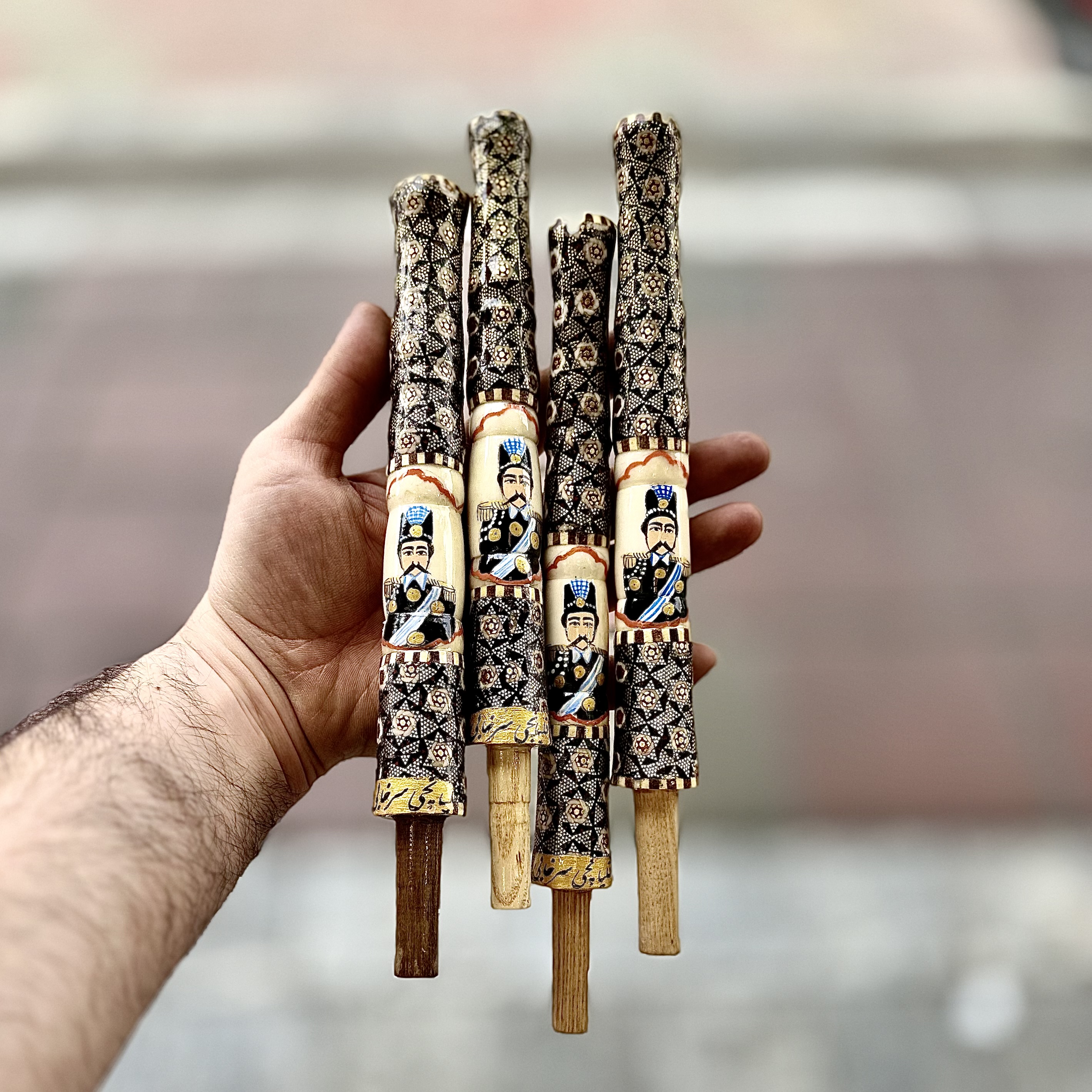 سری شلنگ تمام استخوان خاتم کاری