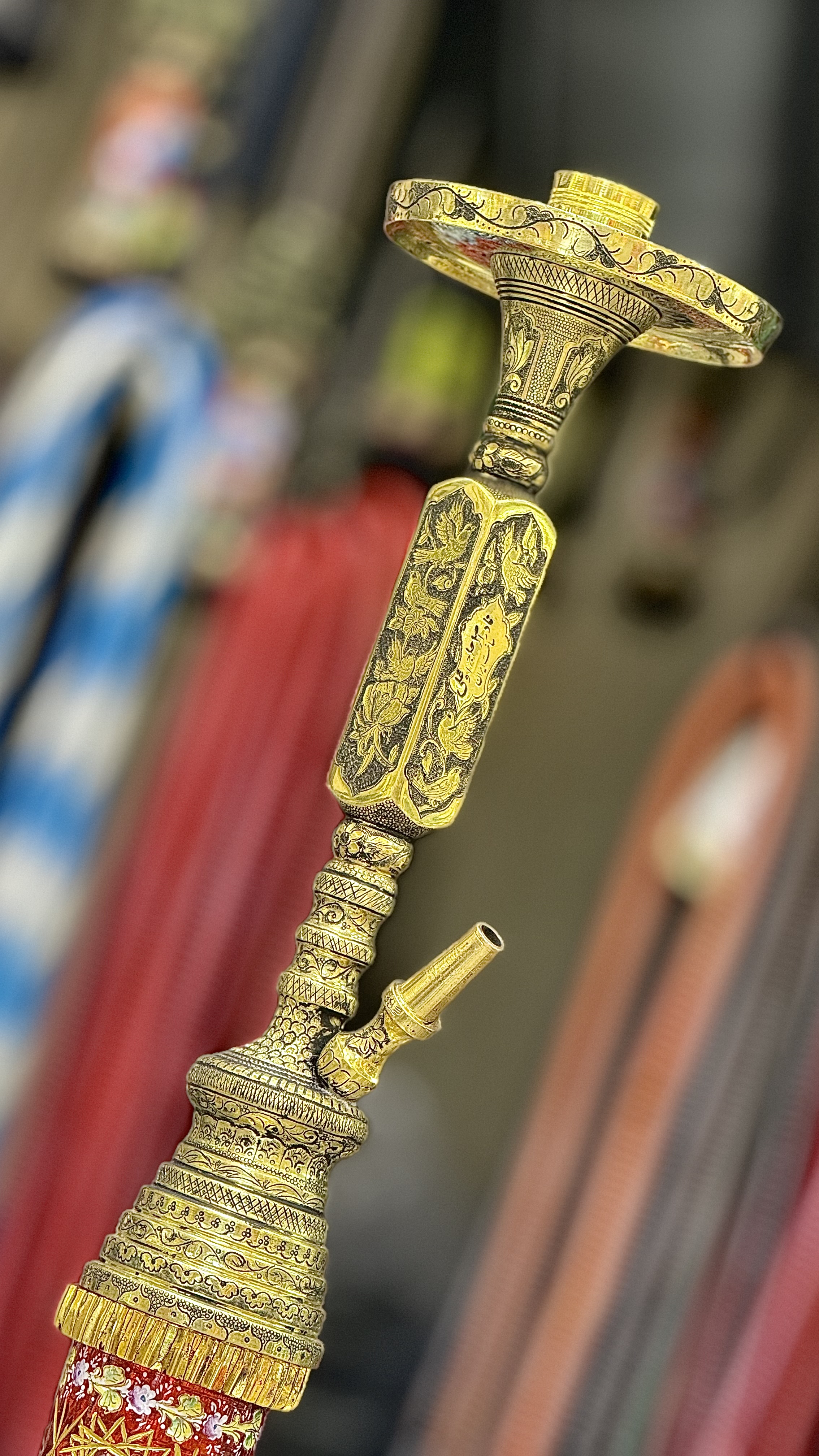 تنه قلیان تک شمش 4گوش 30 قلم چکش دست