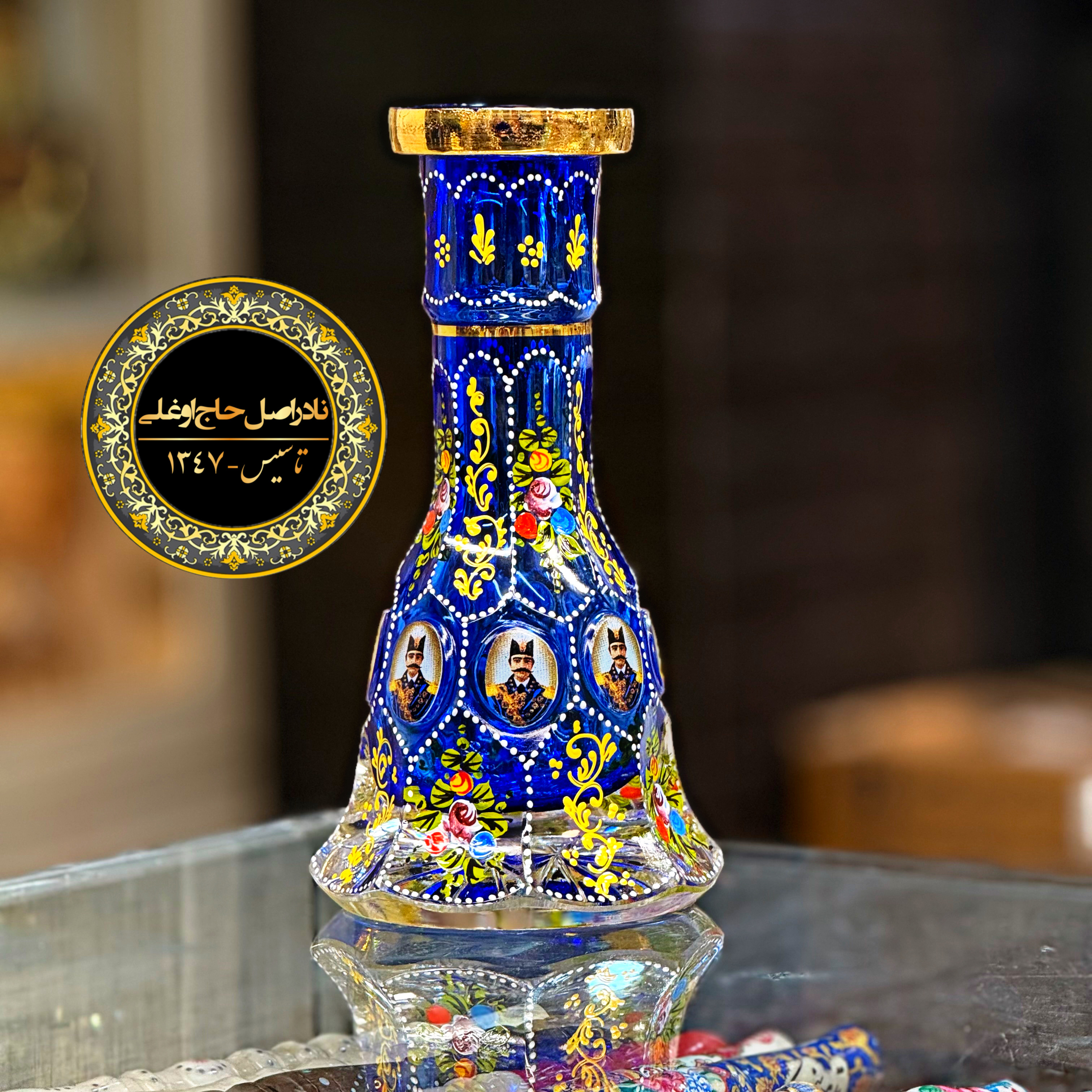 تنگ شاه عباسی طلاکوب کوچک